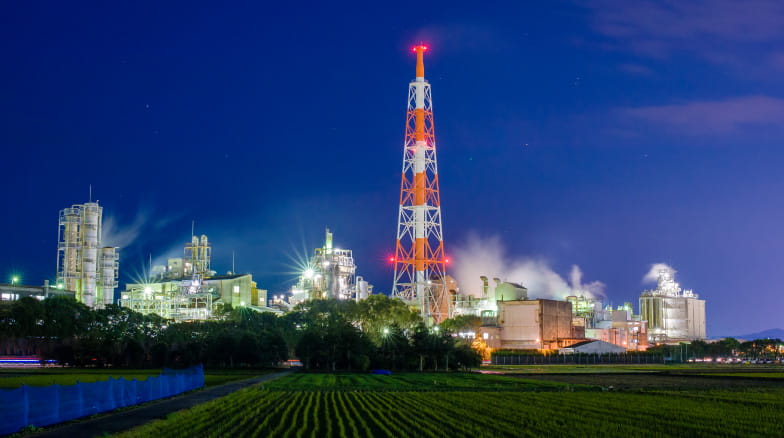 延岡 工場夜景（旭化成ベンベルグ工場）
