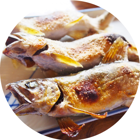 鮎の塩焼き